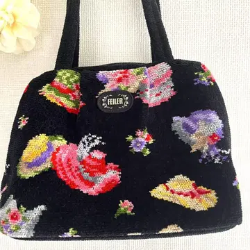 FEILER 샤포앙쥬 핸드백 레어 택 없음 새상품 적당한 크기