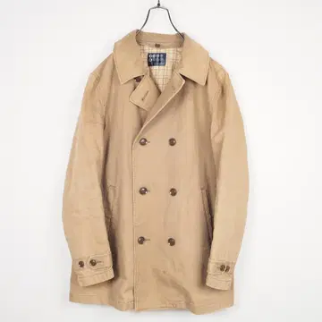 Y8031*다케오 키쿠치 충전솜 퀼팅 자켓 블루종 브라운