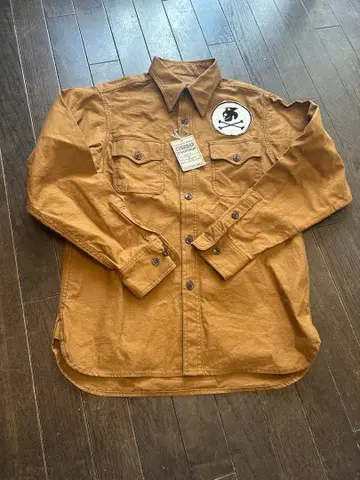 CUSHMAN P2577 브라운 밀리터리 자켓