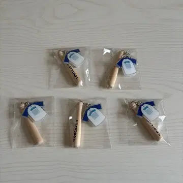 마카로니 연필 베이스볼 키링