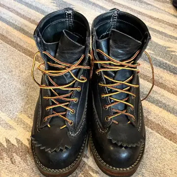 웨스코 가죽 워크 부츠 블랙 사이즈 8