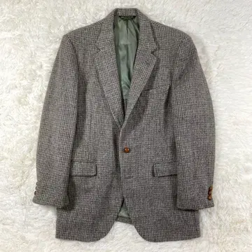 [80s] USA제 해리스 트위드 싱글 2B 시리얼 넘버 베이지