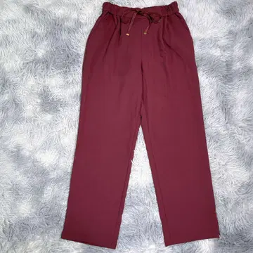 dreskip [ M ] 이지 팬츠 크림슨 캐주얼 여성용 얇은 소재