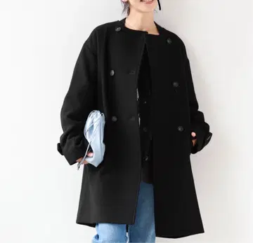 JOURNAL STANDARD relume 비슈 울 더블 브레스트 코트