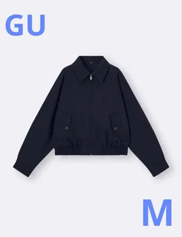 GU 네이비 해링턴 자켓 블루종