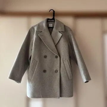 coen 코엔 에어 멜톤 미들 P 코트 그레이 M 사이즈