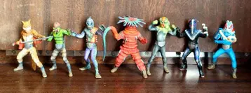 HG 가면라이더 괴인 피규어 리페인트 7체 세트