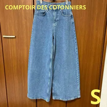 유니클로 COMPTOIR DES COTONNIERS 와이드 청바지