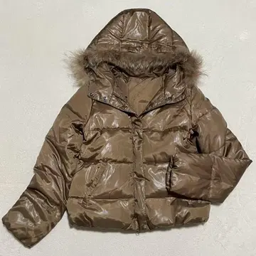 립스타 래군퍼 후드 다운 페더 자켓 숏 기장 2