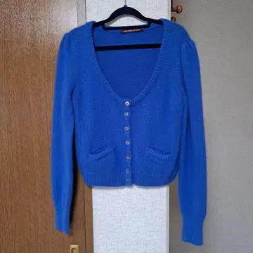 COMPTOIR DES COTONNIERS 파랑 니트 가디건