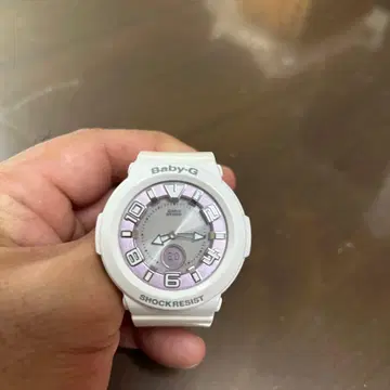 Baby-G 화이트 손목시계(쿼츠)