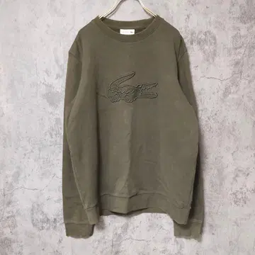 [ 구제 의류 ] (L) 라코스테 빅 락 엠블럼 맨투맨 맨투맨