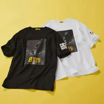 앤드에스티 andST 8번 출구 콜라보T셔츠 프리 사이즈 블랙