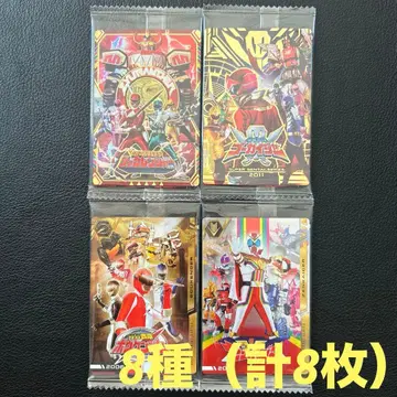 이타쟈가 슈퍼전대 히어로 50주년 기념 카드 컬렉션 8종 세트