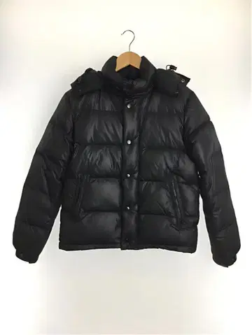 Beams 블랙 다운 자켓 Large