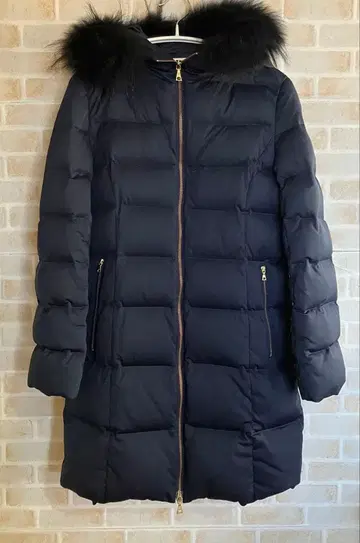 바니스뉴욕 다운 코트 퍼 네이비 38