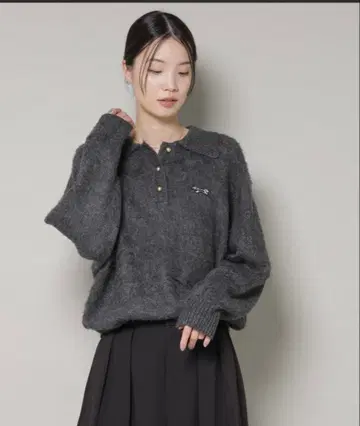 PENNEYS 별주 TheFOX 샤기 폴로 니트