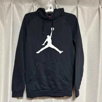 점프맨 로고 후드 부착 후드티 블랙 JORDAN / JUMPMAN