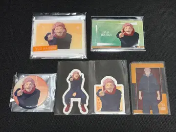 주술회전 Class Photo 카드 캔뱃지 스티커 이타도리 6종 세트