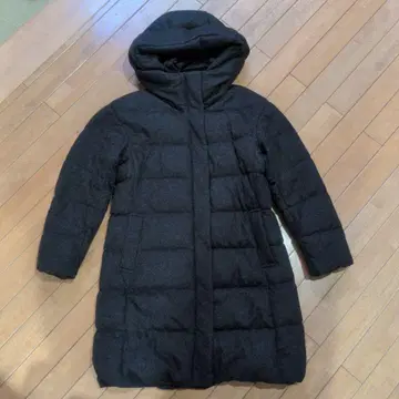 유니클로 여성용 스트레치 울 블렌드 다운 코트 XL 사이즈