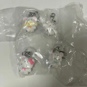 산리오 포근포근 스노우 표시 액세서리 4개 세트