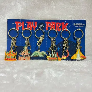 상하이 디즈니 플레이파크 트랙션 키링 세트