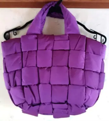 ear PAPILLONNER 발수 라이트 메쉬 토트백 퍼플