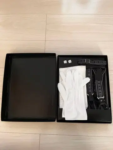 MAZZO 서스펜더 세트 네이비