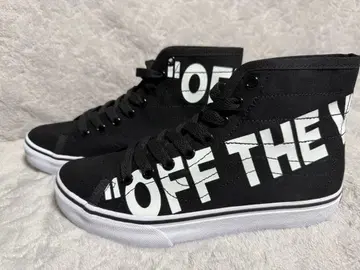 Vans 오프 더 월 블랙 하이컷 스니커즈