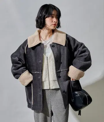 FREAK'S STORE 코듀로이 보아 자켓