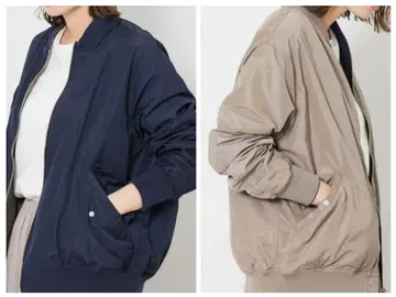 리버서블 MA-1 블루종