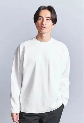 뷰티&유스 PLUTINUM 분또 크루넥 티셔츠 화이트 M