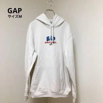 [ GAP ] 후드티 자수 트레이닝복 맨투맨 속기모 화이트 M