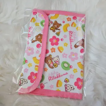 초레어 새상품 미사용 리락쿠마 하와이안 수첩 커버 멀티 케이스