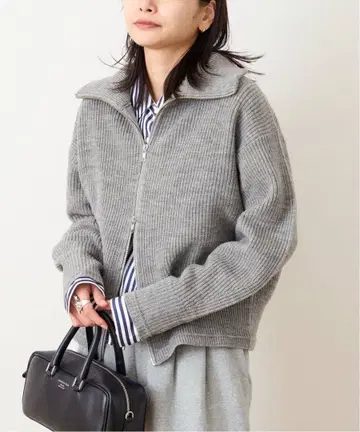 저널 스탠다드 프렌치 메리노 드라이버즈 자켓 그레이