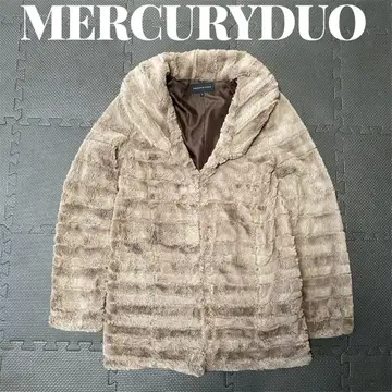 새상품급 MERCURYDUO 퍼 플리스 보아 머큐리 듀오