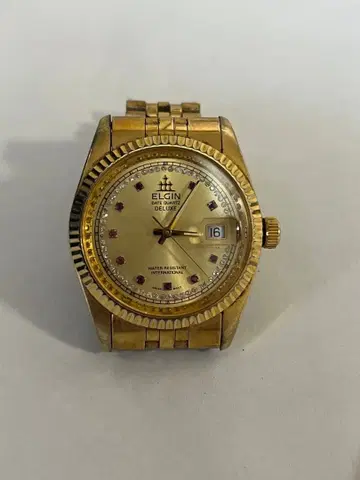 엘진 ELGIN FK329 남성용 골드 빈티지 손목시계