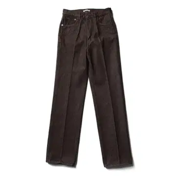 AURALEE 하드 트위스트 데님 5P 팬츠 / 브라운