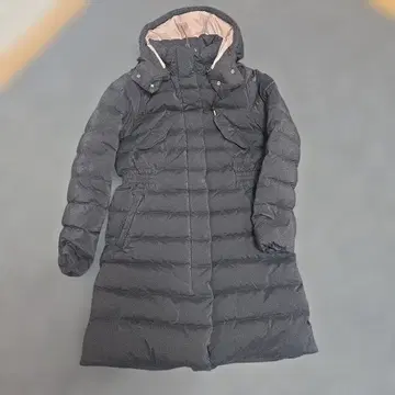 ANGLE 후드 부착 다운 코트