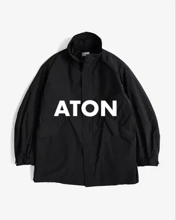 ATON AIR WEATHER SHORT MODS COAT 블랙