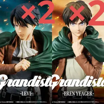 [진격의 거인] Grandista 리바이 엘렌 4체 세트