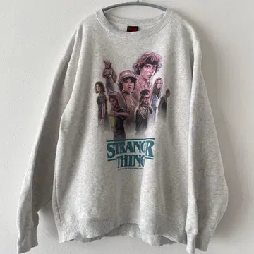 Stranger Things 그레이 맨투맨 L 사이즈