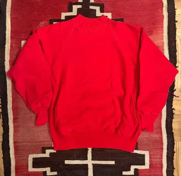 리버스 위브 모크넥 레드 Champion Reverse 무지