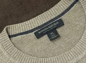 [ 새상품급 ] 바나나 리퍼블릭 수피마 코튼 크루넥 스웨터 XL