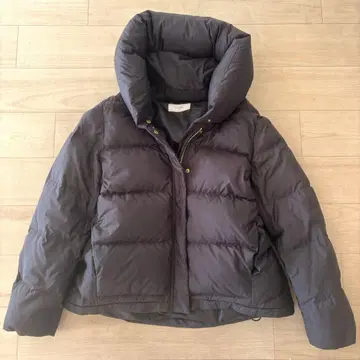 SLOBE IENA 슬로브 이에나 숄 후드 다운 코트 블랙