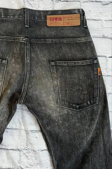 에드윈 EDWIN 505DX 귀 달린 루즈 플레어 청바지 29인치 중고