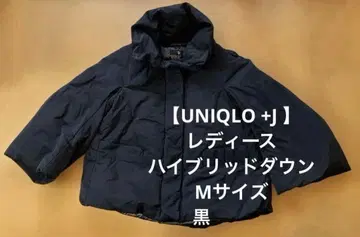 UNIQLO +J 질 샌더 여성용 하이브리드 다운 블랙 M