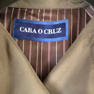 CARO O CRUZ 브라운 트렌치코트