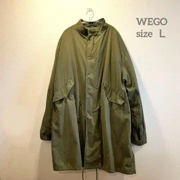 WEGO 3WAY 빅 모즈 코트 M-65 피쉬테일 후드티 L 사이즈