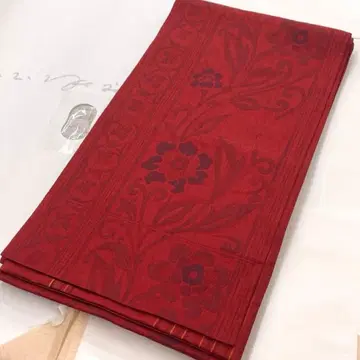 순수 실크 6통 후쿠로 오비 리버서블